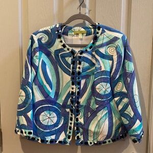 GUC Sigrid Olsen Abstract Print Jacket